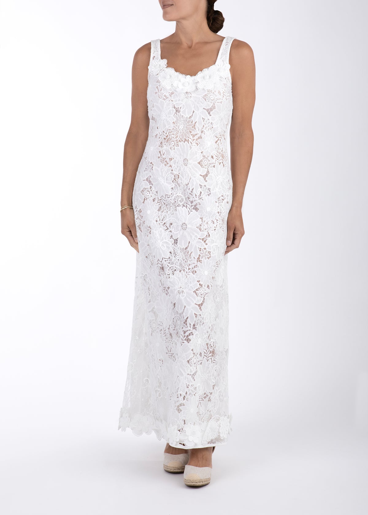 Hera Maxi Dress in White