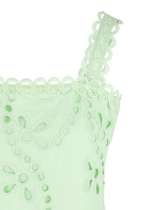 Le Bouquet Maxi Dress in Sage