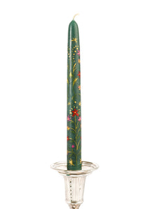 Festive Folklore Taper Candles, Set of Two