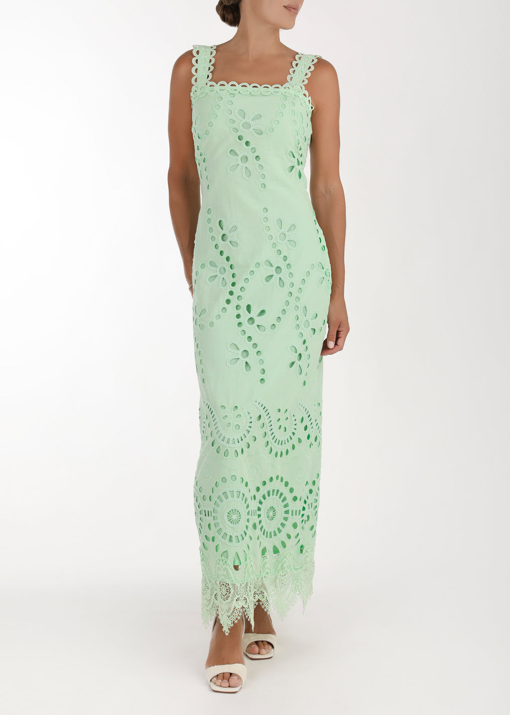 Le Bouquet Maxi Dress in Sage