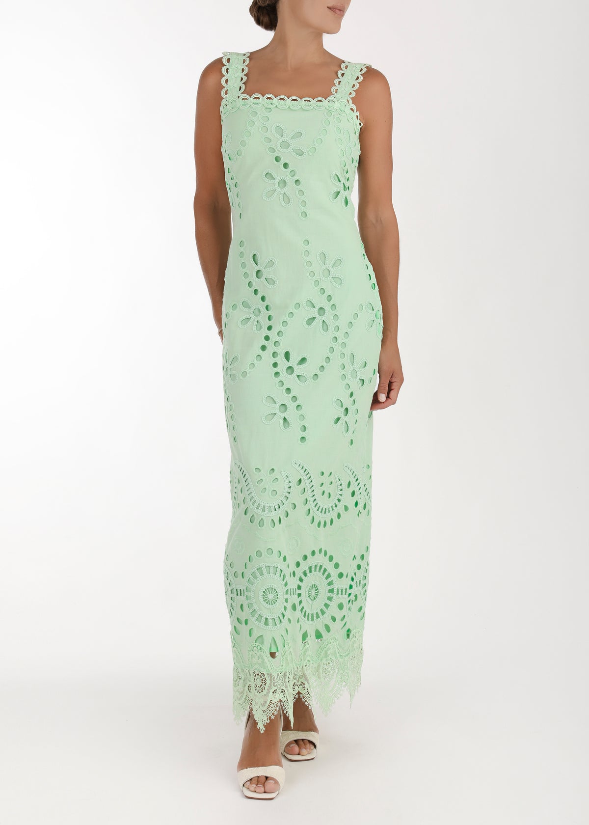 Le Bouquet Maxi Dress in Sage