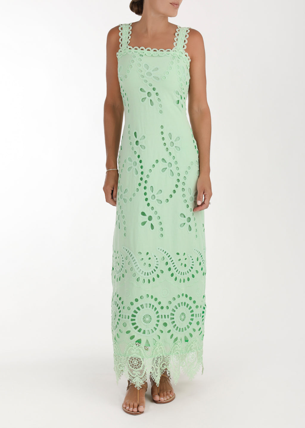 Le Bouquet Maxi Dress in Sage