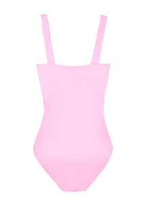 OTM Exclusive: The Flora One-Piece In Pink & White