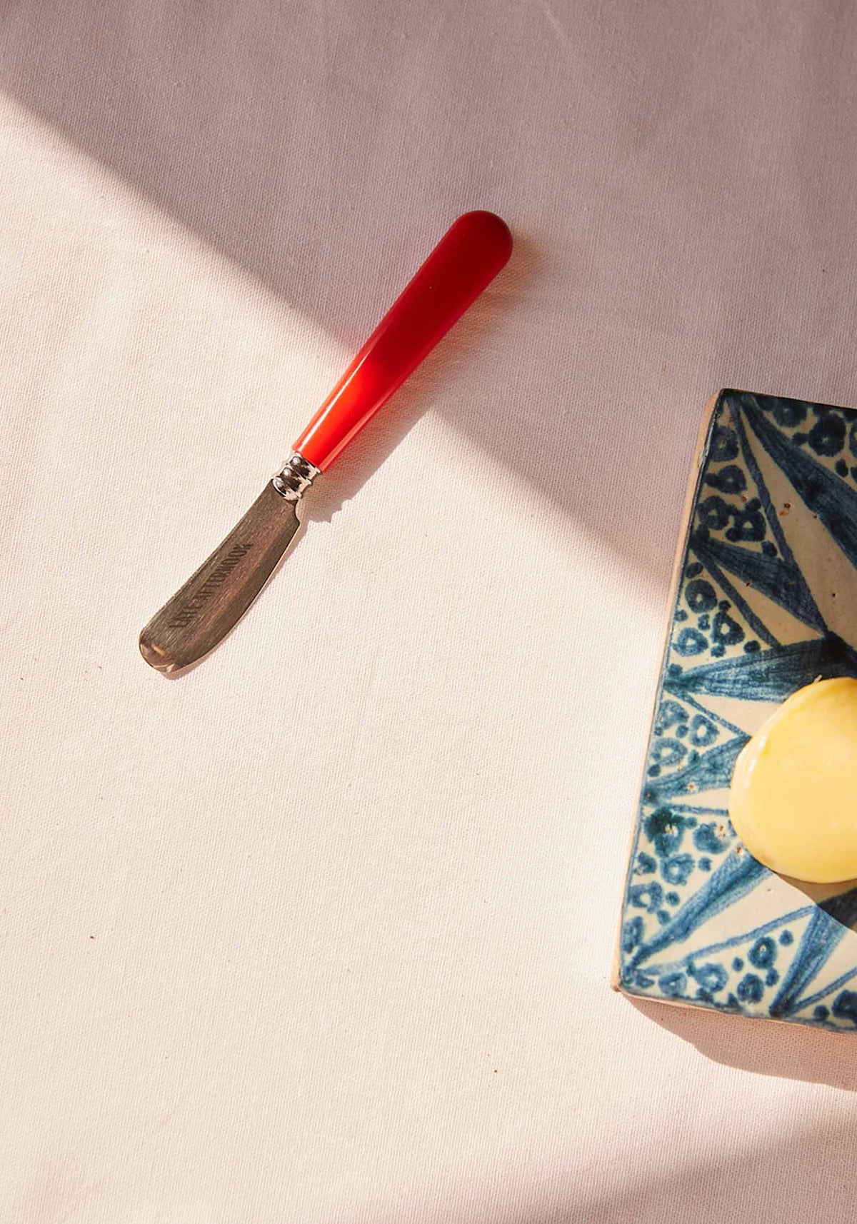 Classic Red Butter Knife