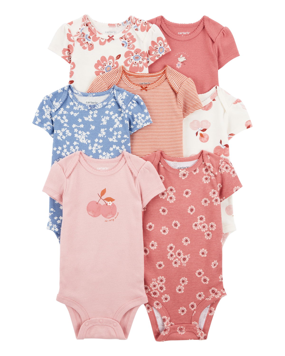 Baby 7-Pack Short-Sleeve Bodysuits