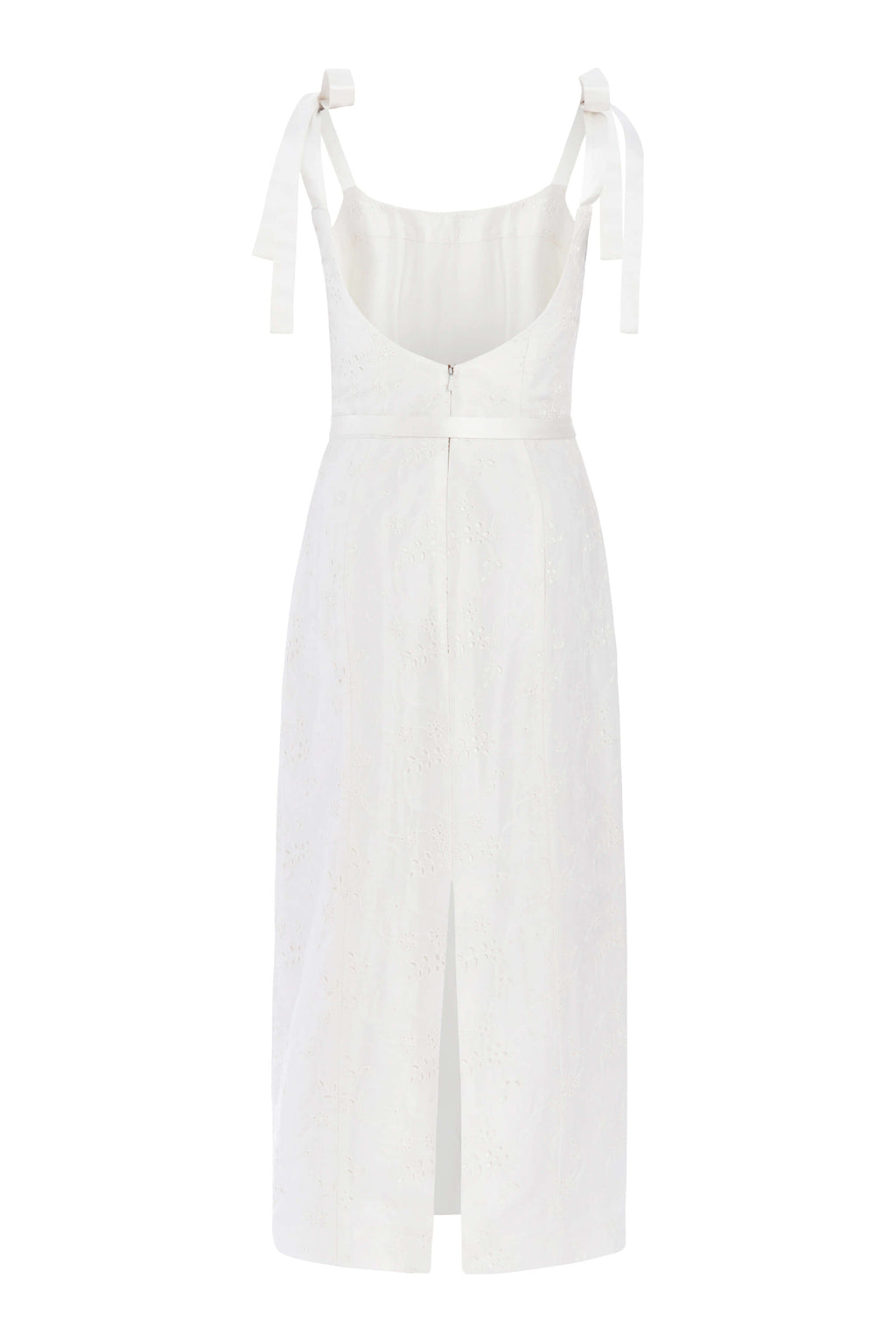 Viola Ivory Floral Embroidered Corset Dress