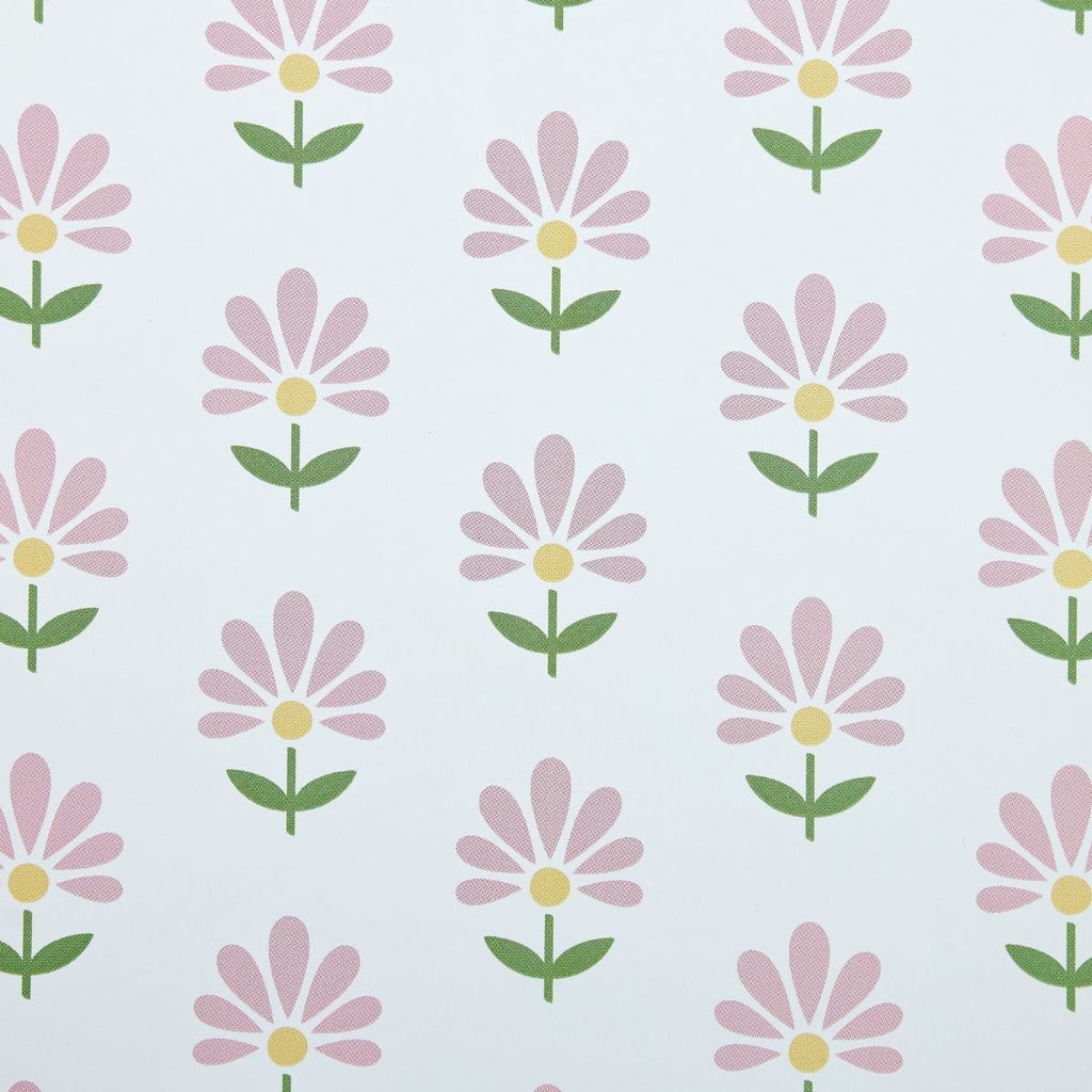 Floral Block Print Wallpaper
