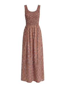 Elle Dress in Marigold Honey Floral