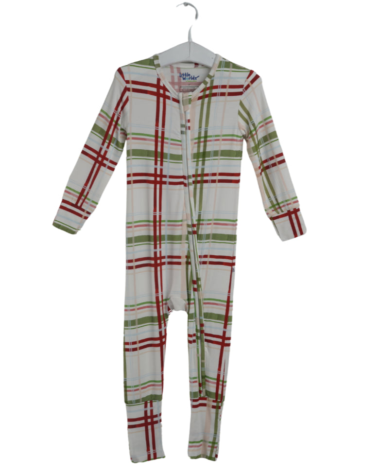Plaid Bamboo Romper Pajamas, Soft bamboo pajamas kids, toddler pjs