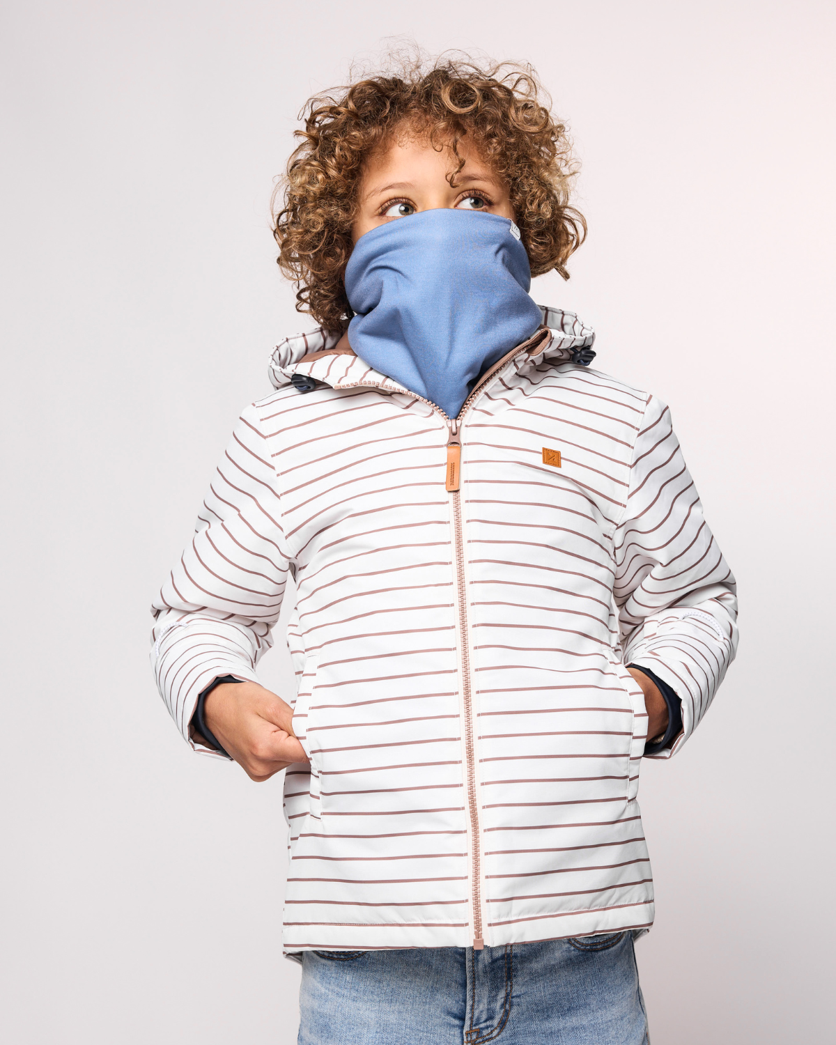 Mountain Blue Fleece-Lined Neck Warmer