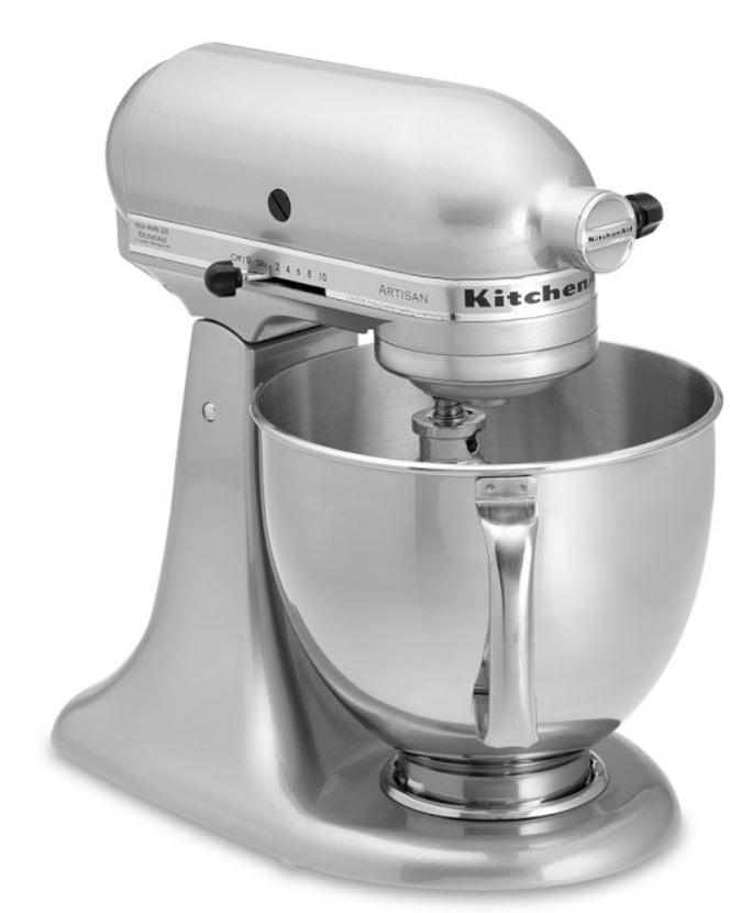 "Metallic Chrome" KitchenAid® Artisan Stand Mixer, 5-Qt.