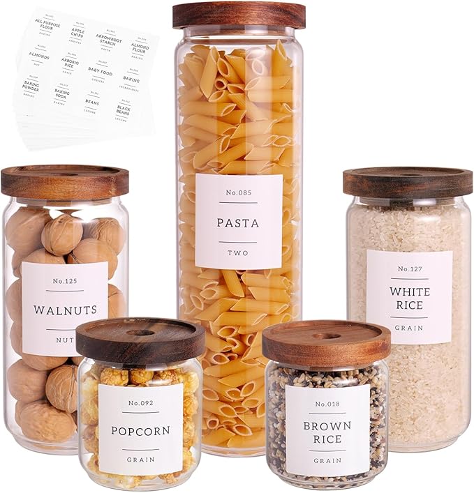 5 Set Pantry Jars