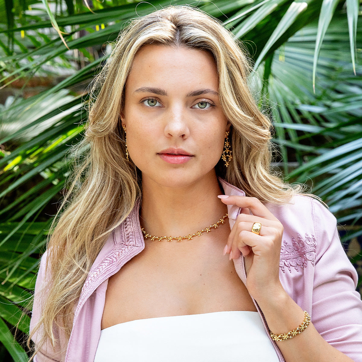 Jasmine Necklace in Pearl