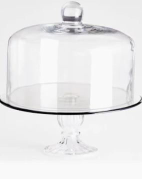 Claude Glass Cake Stand with Lid