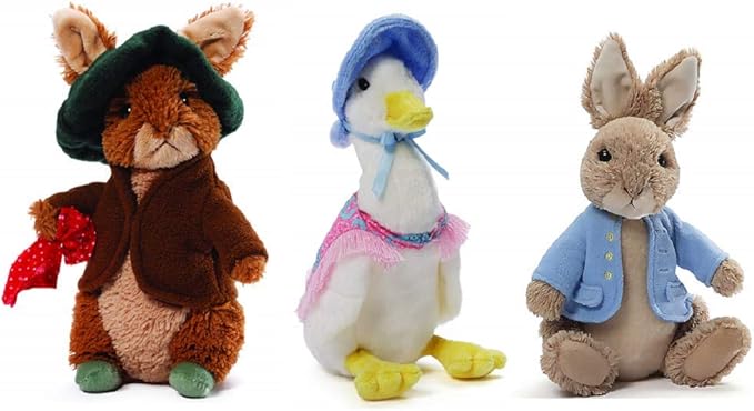 3 Piece Nursery Tale Stuffed Animal Bundle