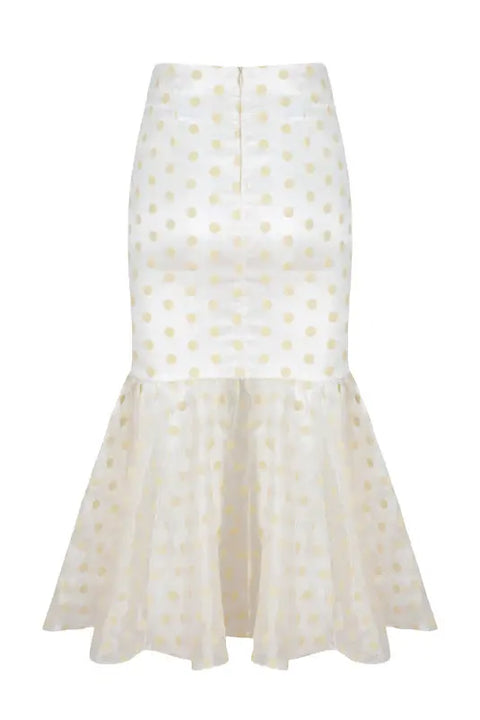 Clemence Set in Organza Polka Dot