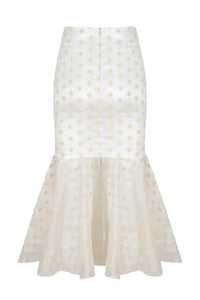 Clemence Set in Organza Polka Dot