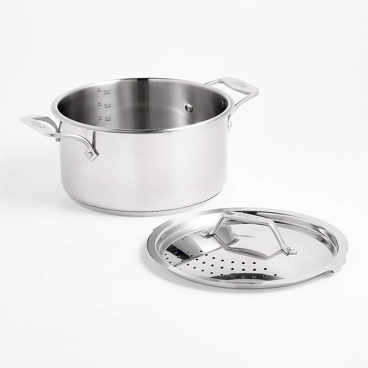 All-Clad Simply Strain 6-Qt. Stainless Steel Multipot with Straining Lid