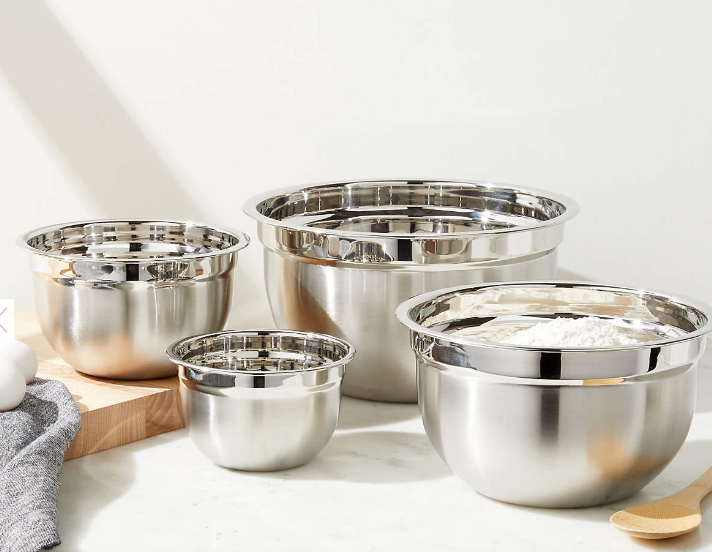 4-Piece Stainless Steel Bowls