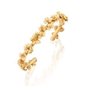 Meadow Flowers Petite Cuff in Gold