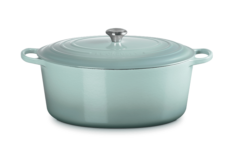 Signature Oval Dutch Oven in Sea Salt 15.5 qt.
