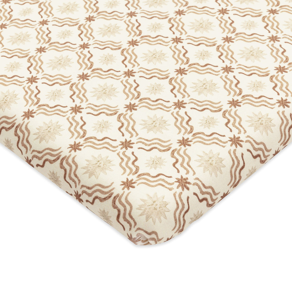 All-Stages® Bassinet Sheet in GOTS Certified Organic Brushed Cotton by Nate Berkus in Autumn Star