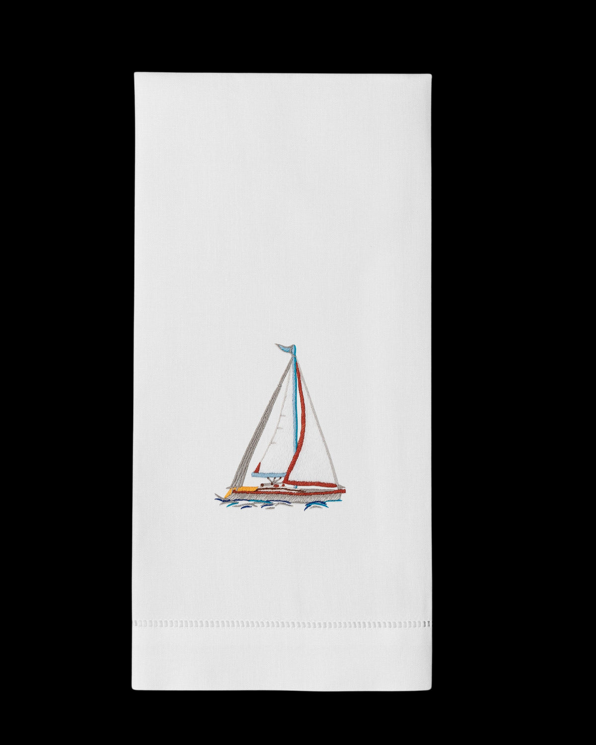 Sailboat Modern Hand Towel