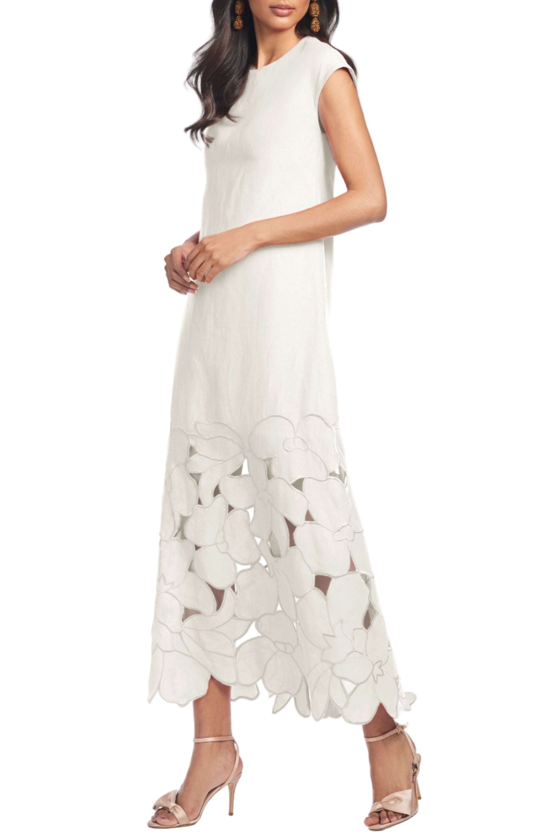 Sabette Dress in Alabaster