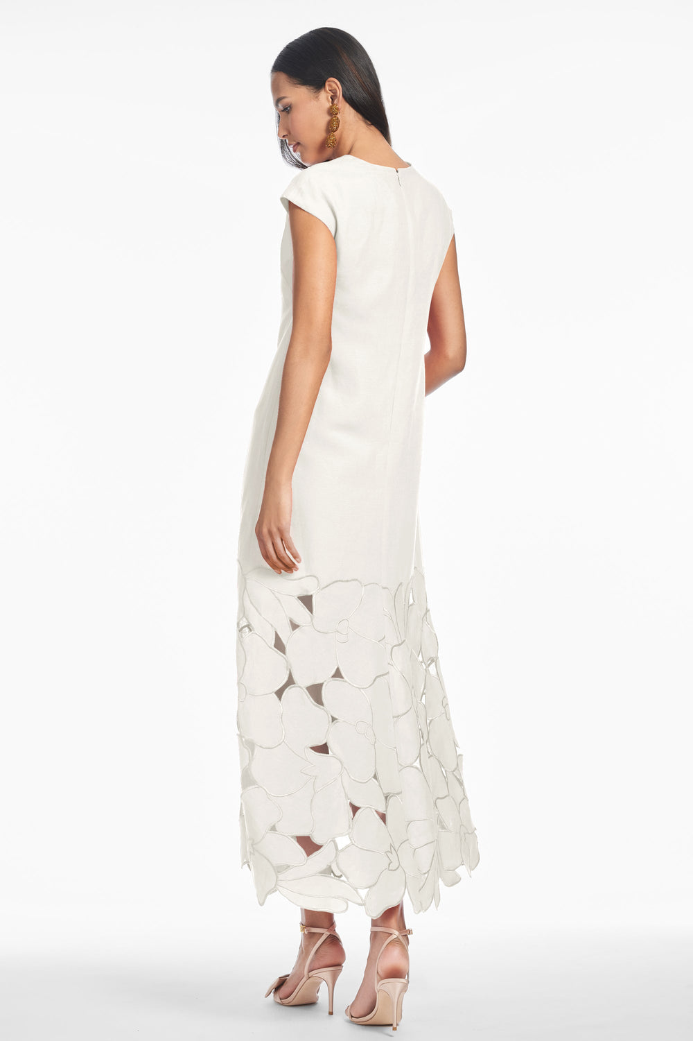 Sabette Dress in Alabaster