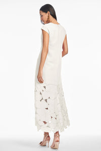 Sabette Dress in Alabaster