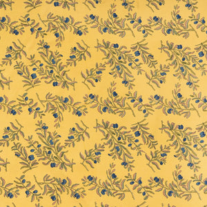 Olive Tree Tablecloth in Khaki & Blue