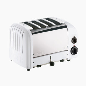 4 Slot Classic Toaster in White