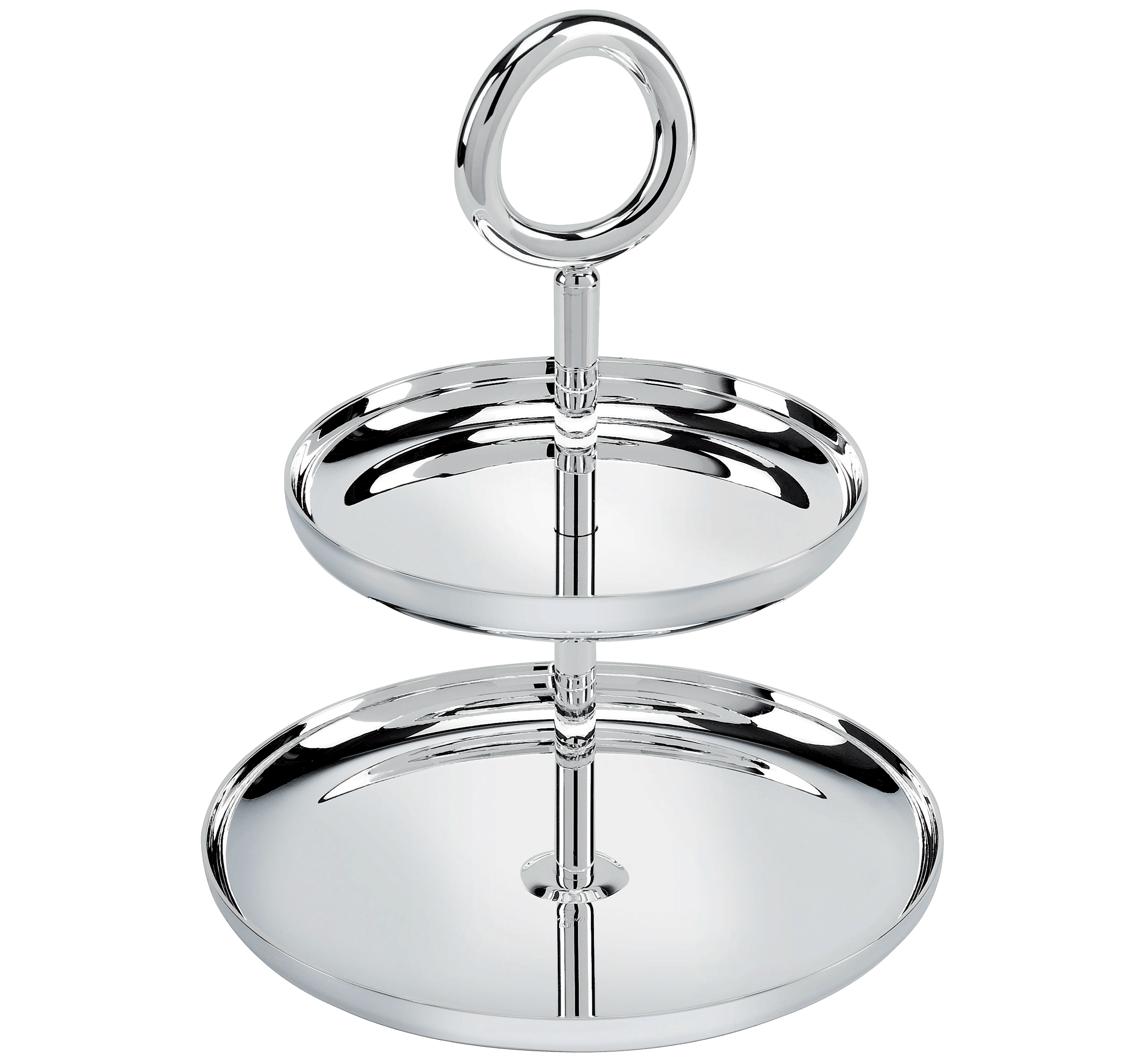 Vertigo Silver-plated 2-Tier Pastry Stand