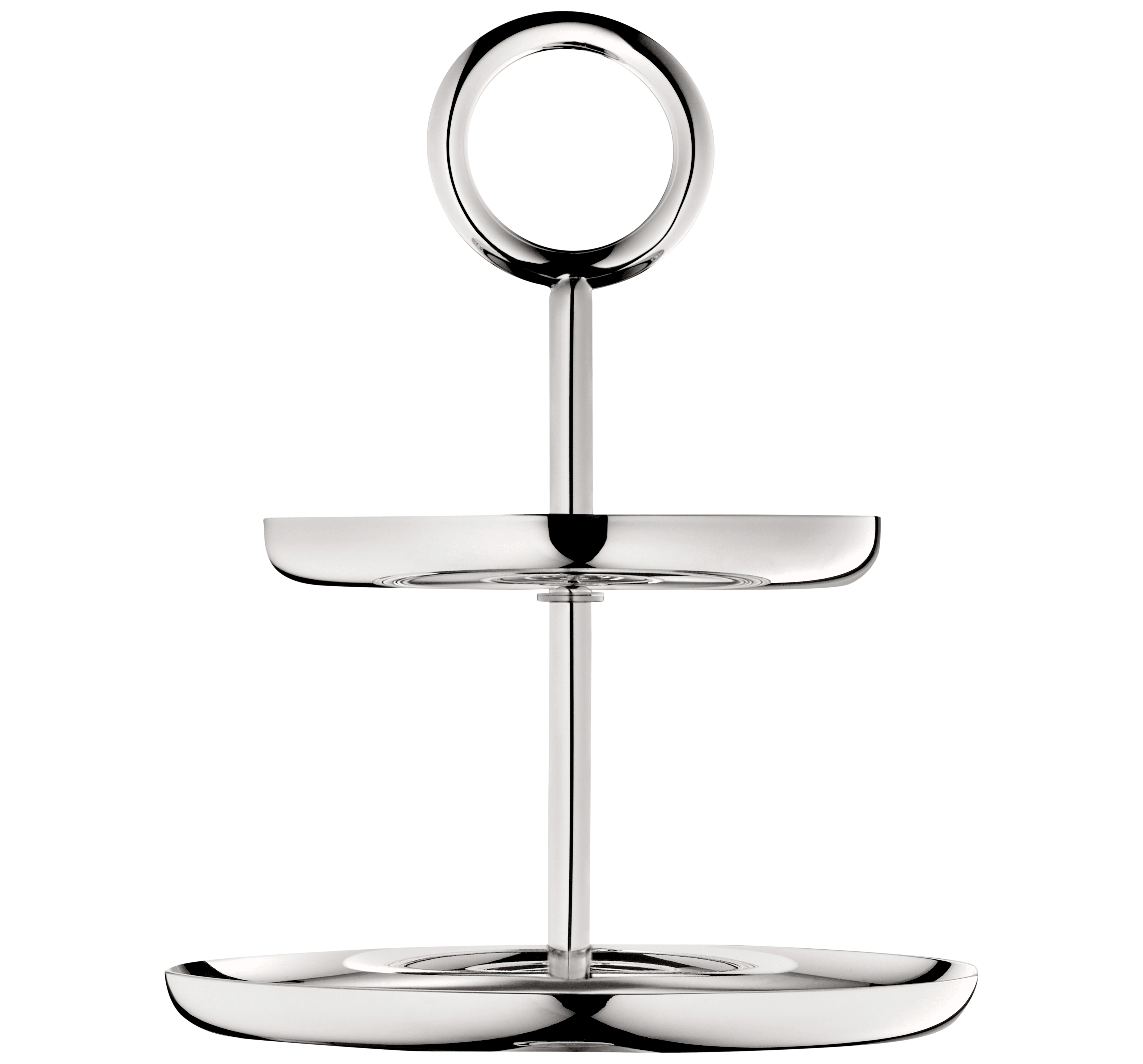 Vertigo Silver-plated 2-Tier Pastry Stand