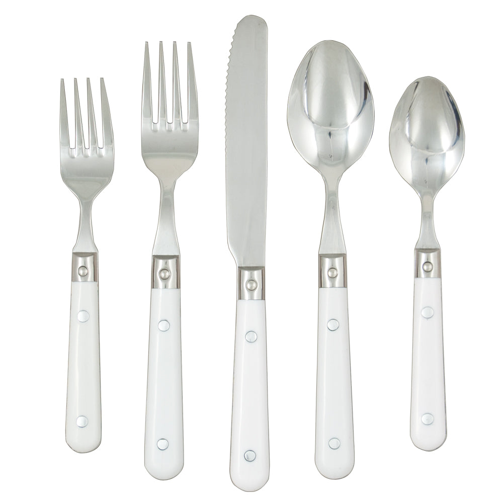 LePrix 5-Piece Place Setting in White