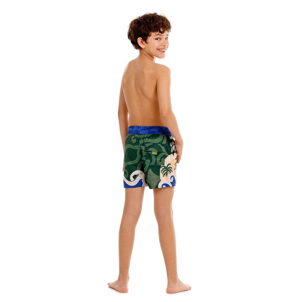 Nick Kids Swim Trunks in Thamar