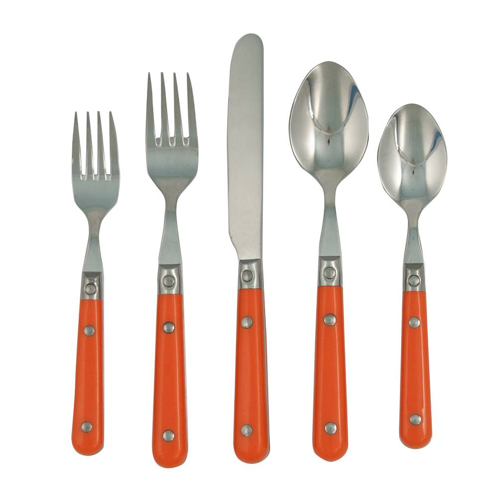 LePrix 5-Piece Place Setting in Persimmon