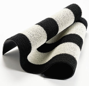 Bold Stripe Shag Utility Mat