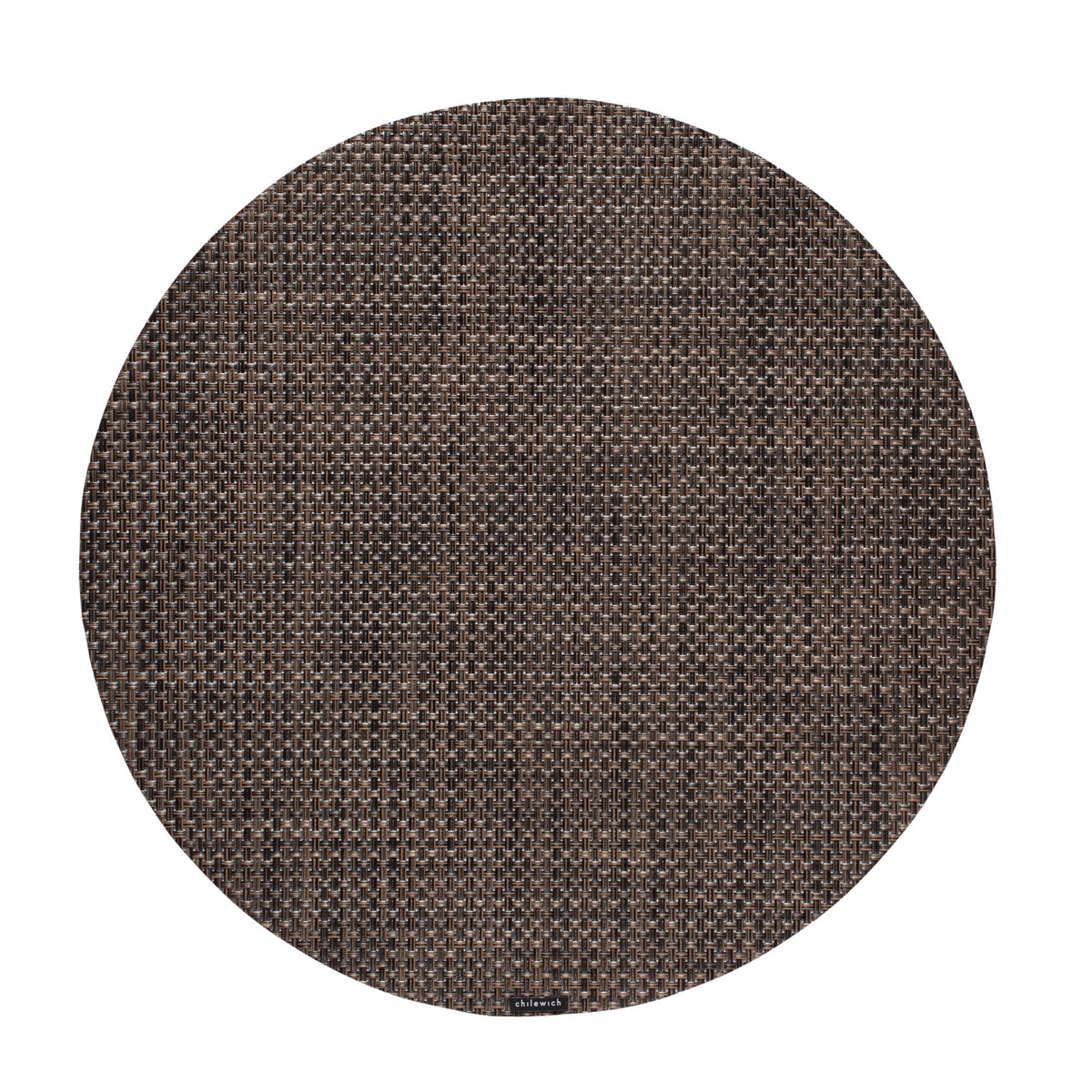 Basketweave Round Placemat in Earth
