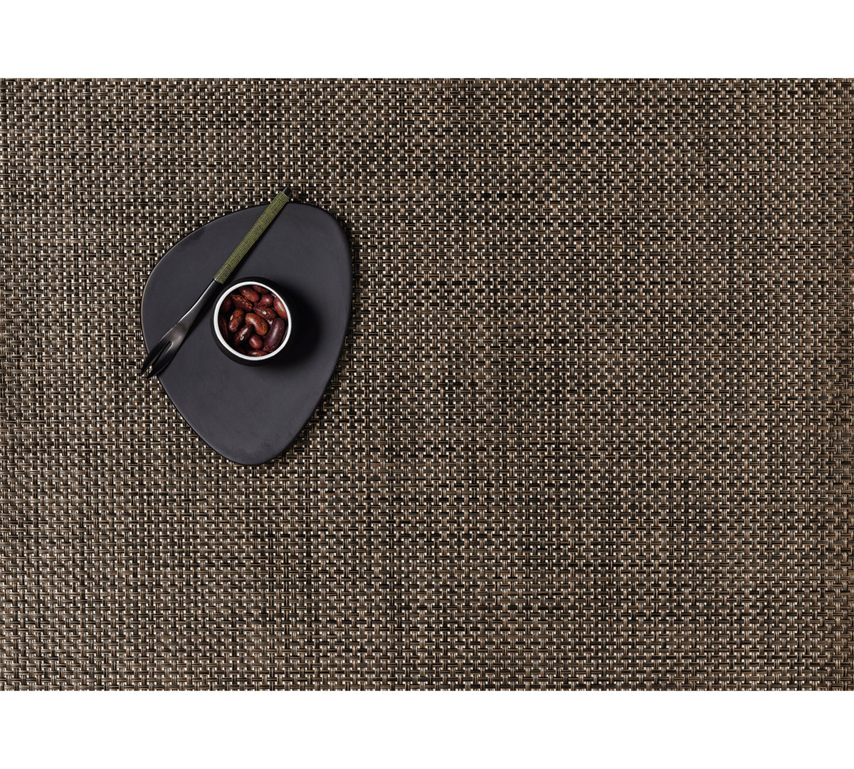 Basketweave Rectangular Placemat in Earth