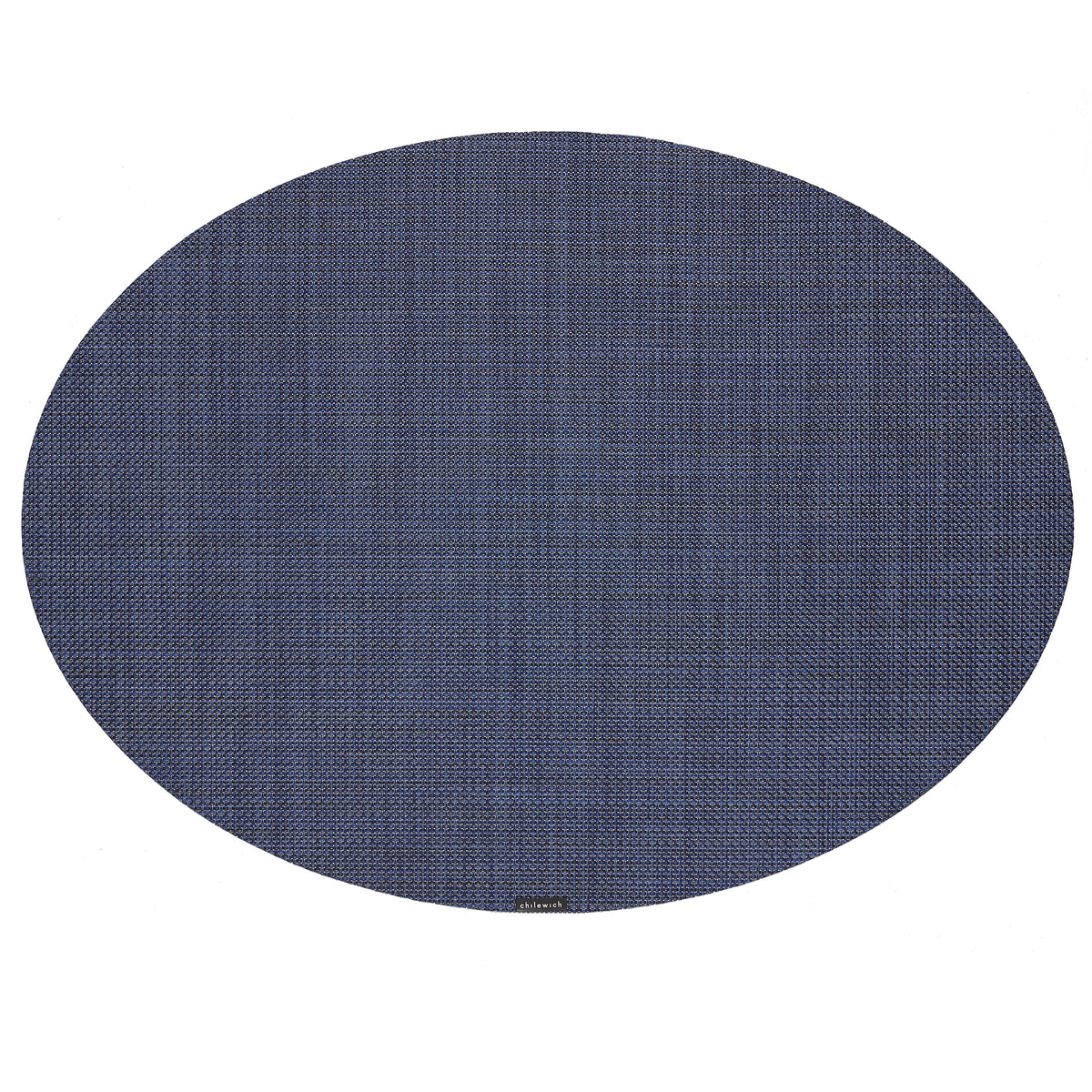 Mini Basketweave Round Placemat in Indigo