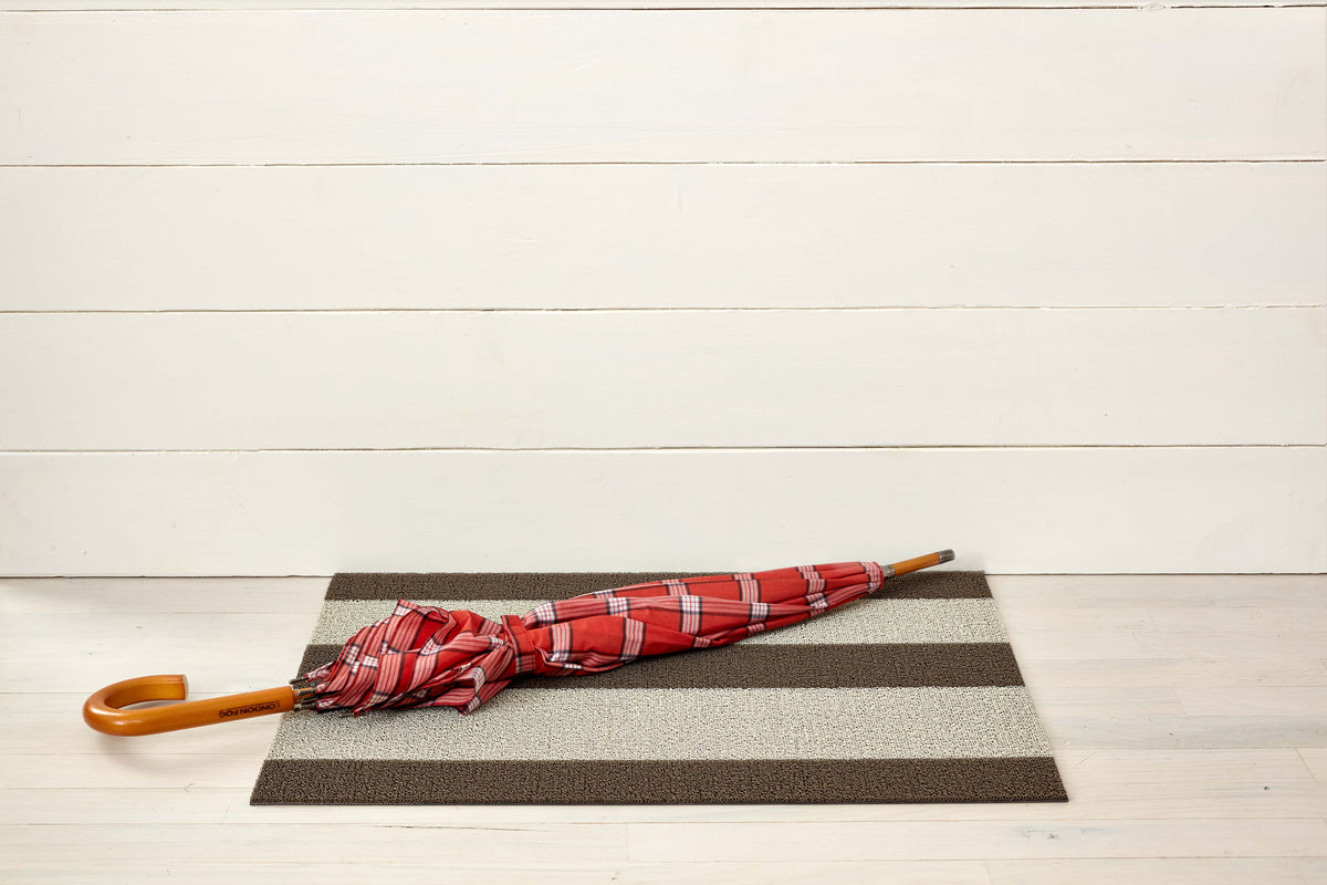 Bold Stripe Shag Doormat