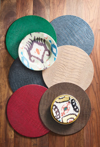 Croco Placemat in Emerald, Set of 4