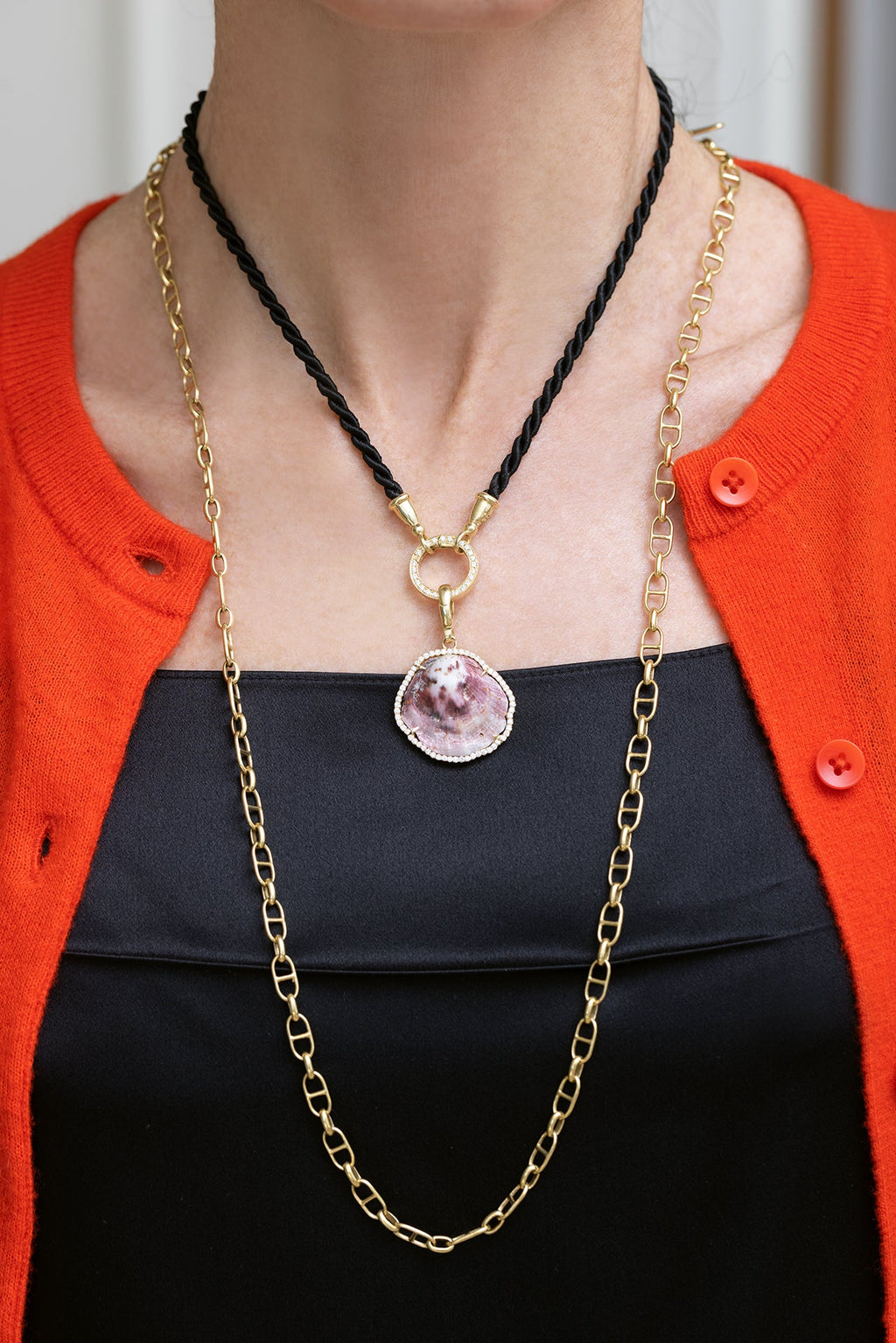 Silk Cord with Clasp