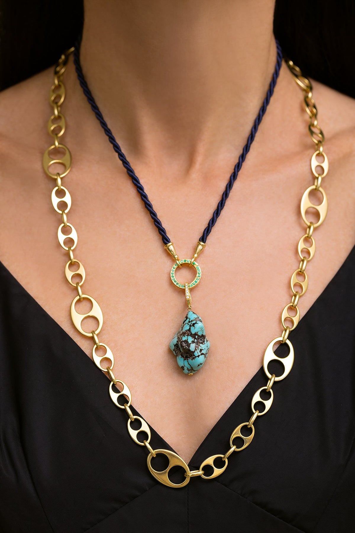 Silk Cord with Clasp