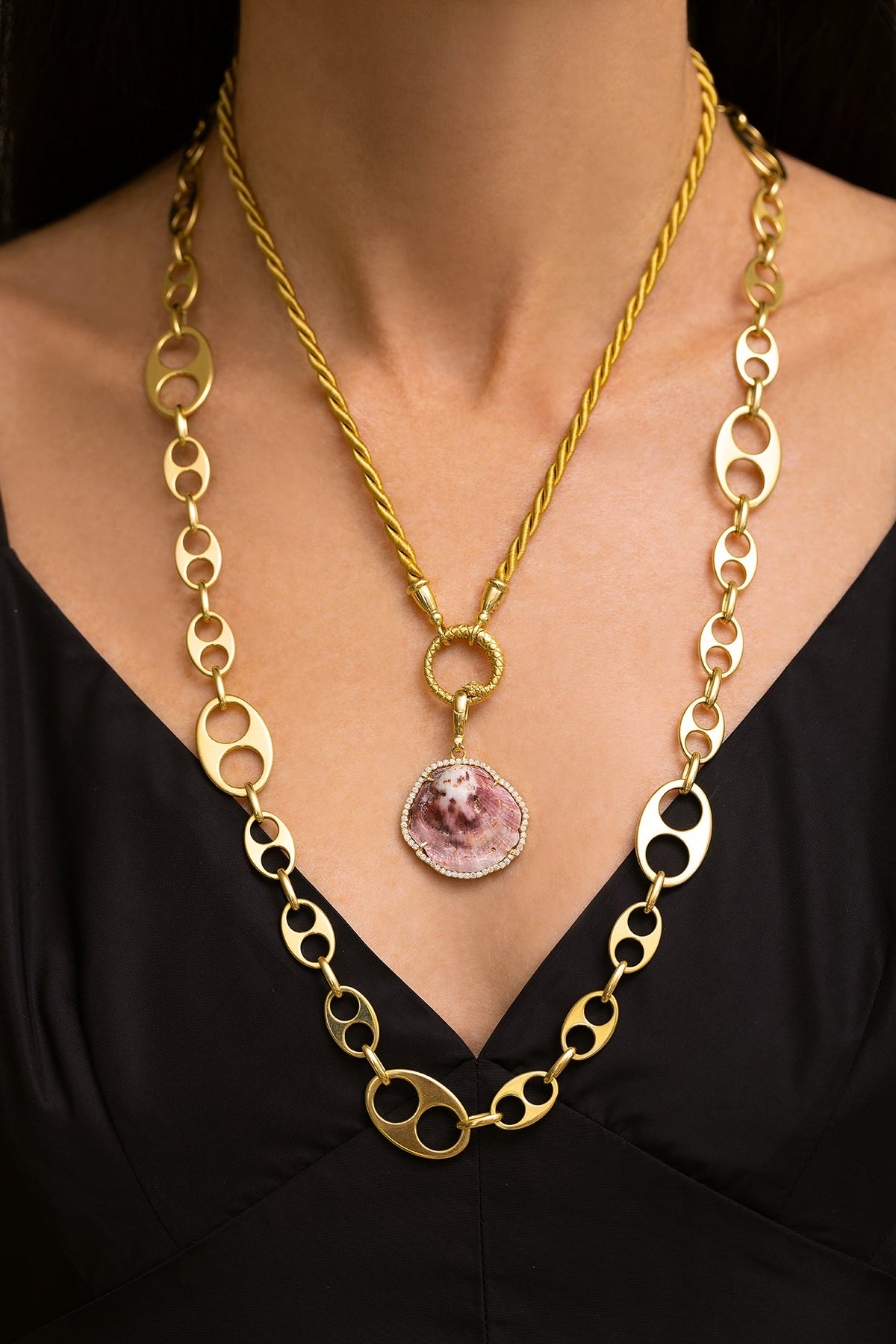 Silk Cord with Clasp