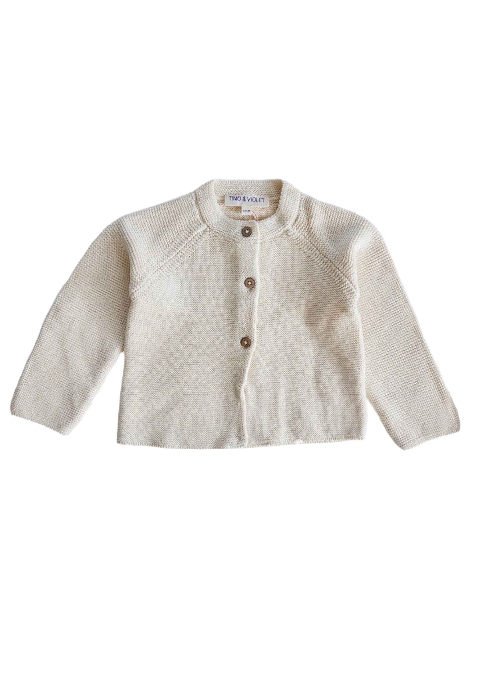 Ivory Knit Cardigan