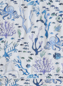 Coral Reef Burp Cloth