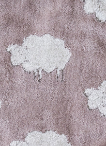 Sweet Sheep Jacquard Wash Cloth