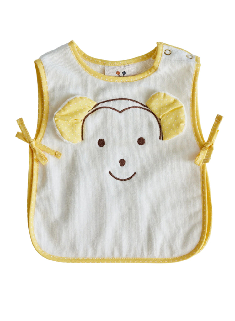 Playful Monkey Apron Bib